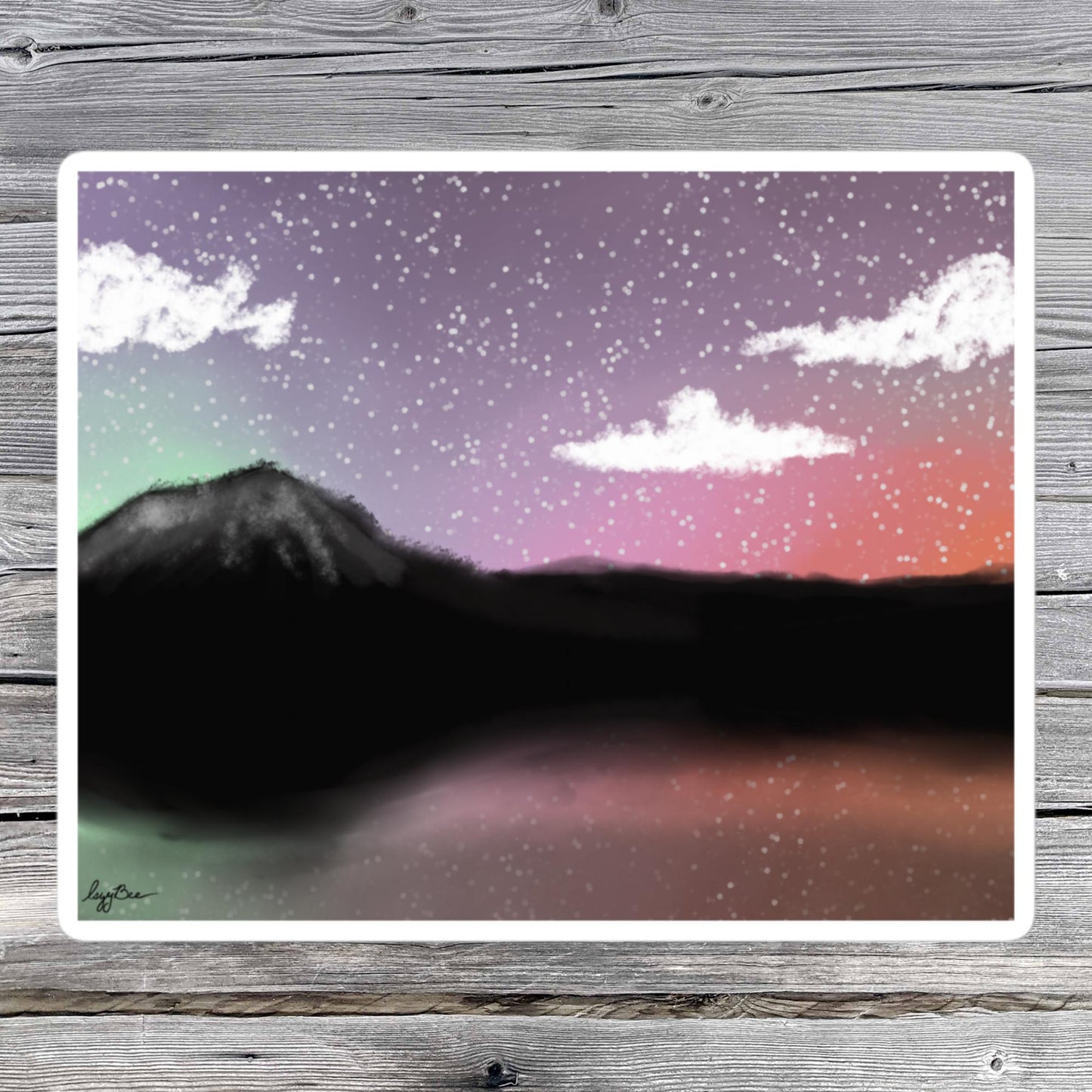 Kaleidoscope Nights Drawing Sticker