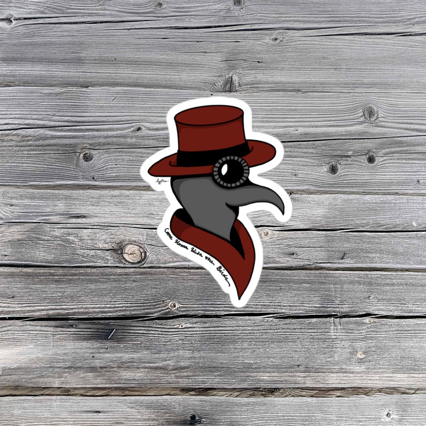 Bird Doctor Cartoon Drawing stickers