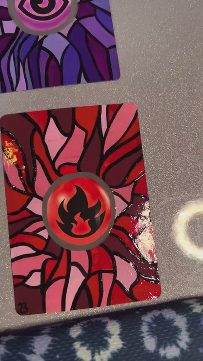 Stained Glass Pokemon Card | Hand Painted | unique gift | One of a kind wall decor | college dorm decoration | kids birthday present | anime