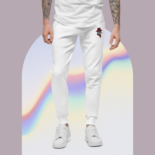 Cartoon Bird Doctor fleece sweatpants